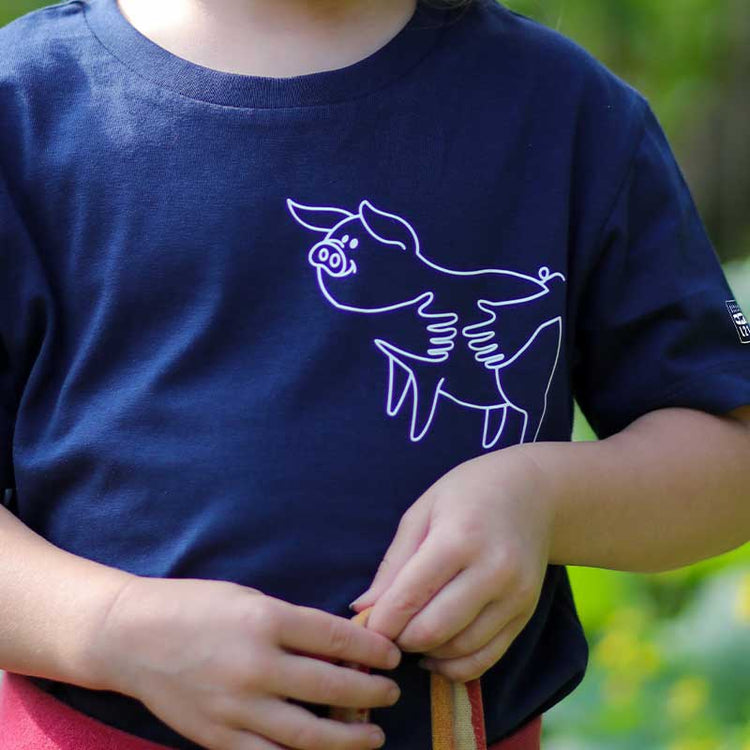 T-shirt "cochon câlin"