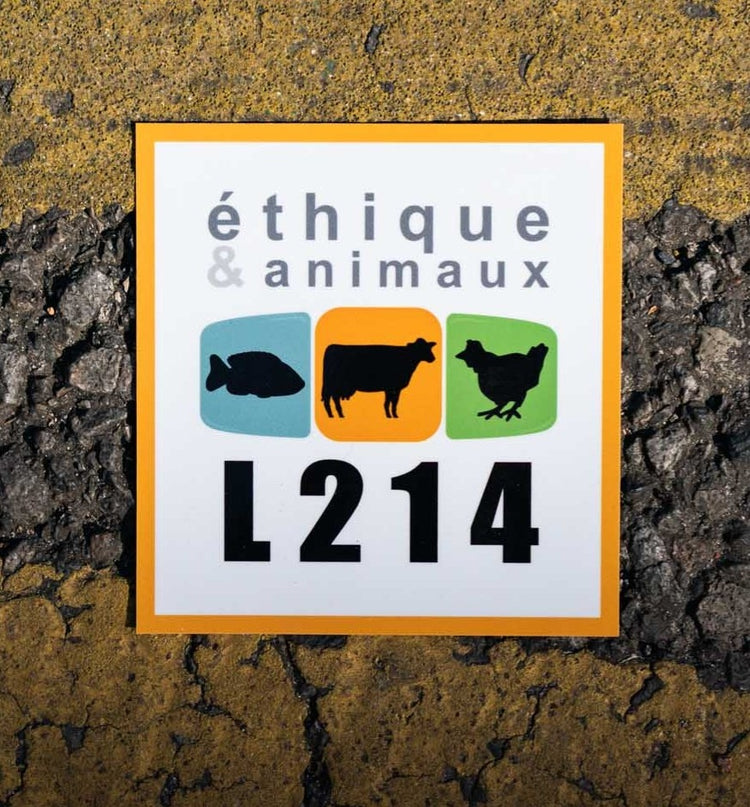 Sticker Voiture "Logo L214"