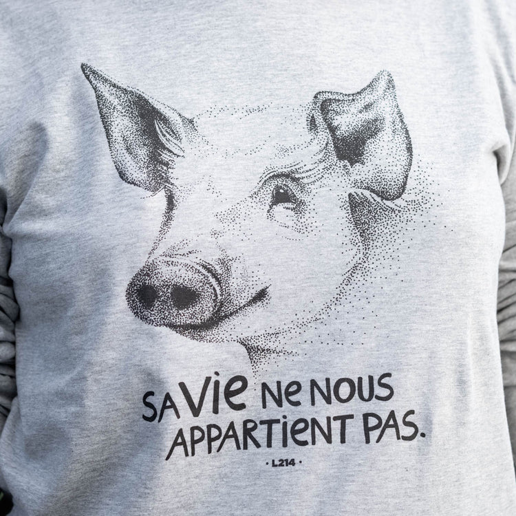 T-shirt "Sa vie" manches longues