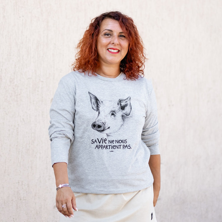 T-shirt "Sa vie" manches longues