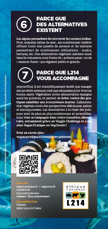 Tract "Pourquoi remplacer les poissons ?"