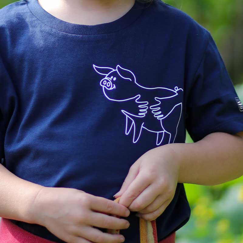 T-shirt  "cochon câlin"