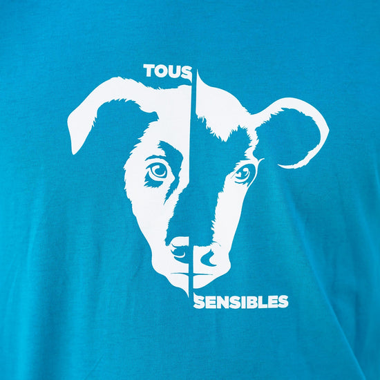 T-shirt "Tous sensibles" - coupe droite