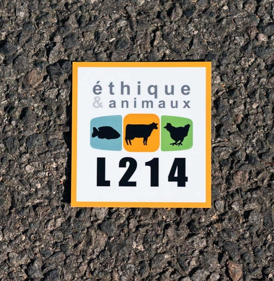 Sticker Voiture "Logo L214"