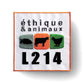 Patch thermocollant "logo L214"
