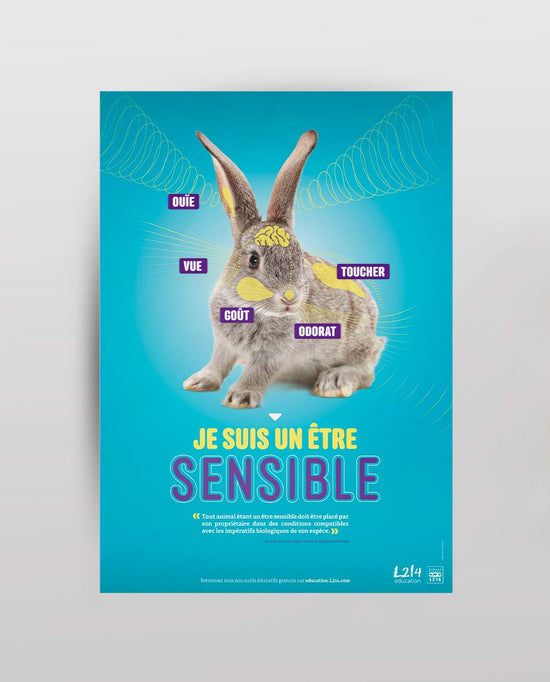Poster "Être sensible"