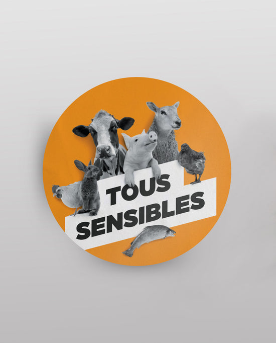 Sticker "Tous sensibles"