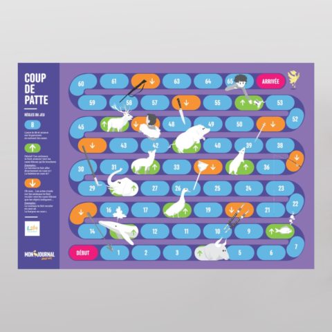 Jeu de plateau « Coup de patte »