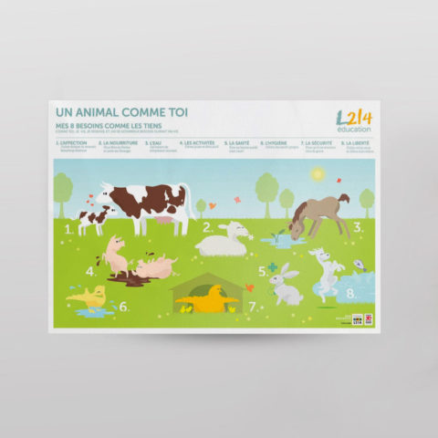 Poster « Un animal comme toi »