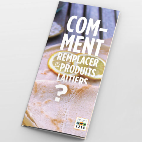 Tract « Comment remplacer les produits laitiers ? »