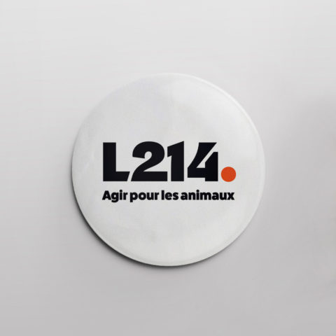 Badge « Logo L214 »