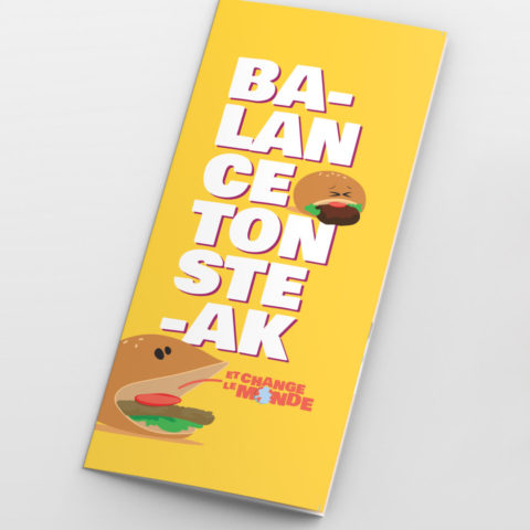 Tract « Balance ton steak »