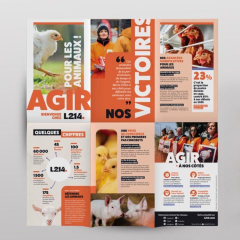 Dépliant de présentation L214