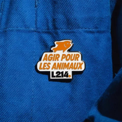 Pin's poisson - Agir pour les animaux - L214