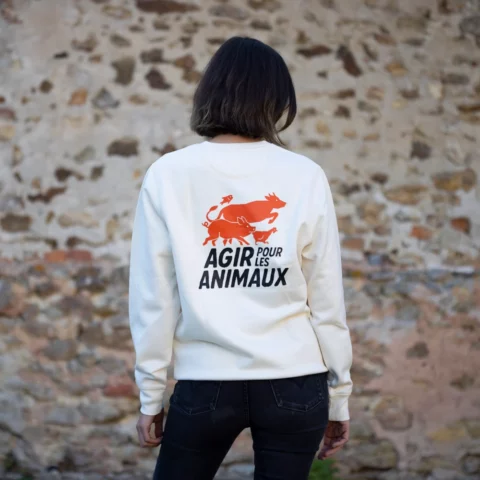 Sweat ivoire - Agir pour les animaux